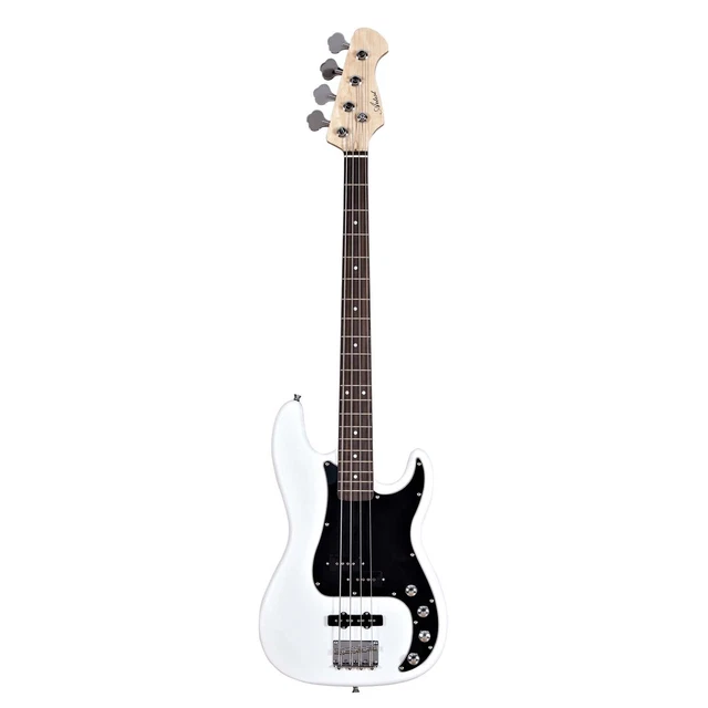 ARTIST VINTAGE-HYBRID WHITE Active/Passive Bass Guitar £159.00 ...