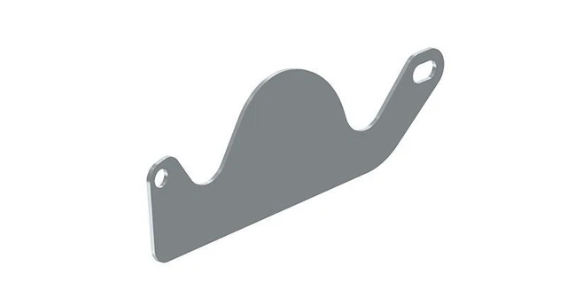 Piastra Valvola 5 Pezzi Accessorio Per Compressore D'aria In Metallo, Larghezza 59 Mm, Ricambio Per, Larghezza 2,32 Pollici, Distanza Fori 1,81