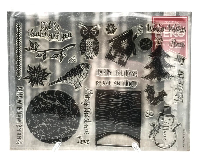 My Monthly Hero Stamp Set Unused November 2020 Winter Wishes, Happy Holidays