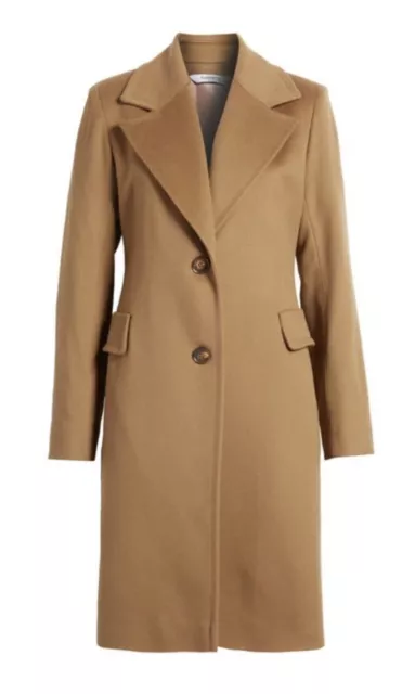 Fleurette. Women Walker Wool coat. Size 6. Color: Vicuna/ Camel Originally $1650