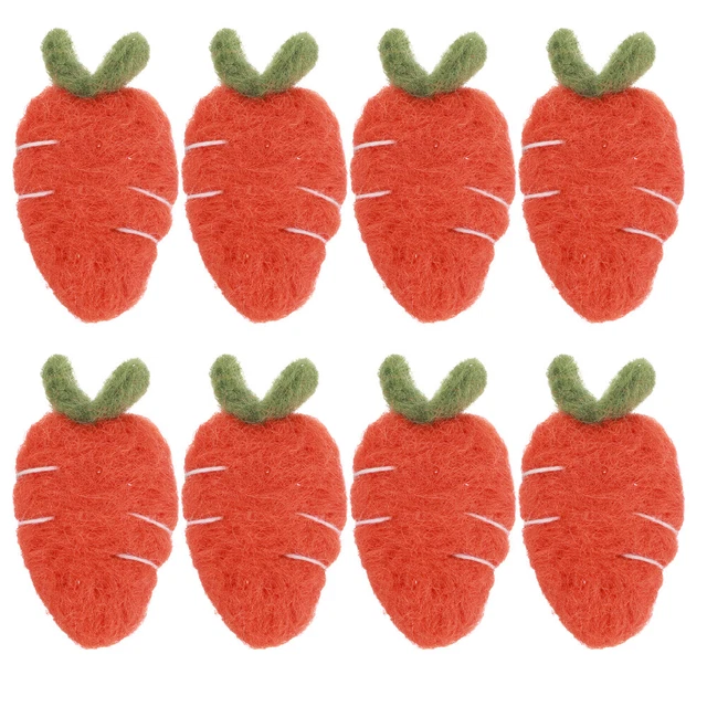 8 piezas Tocado Hágalo usted mismo Accesorio Broche Fieltro Niños Tocados Material