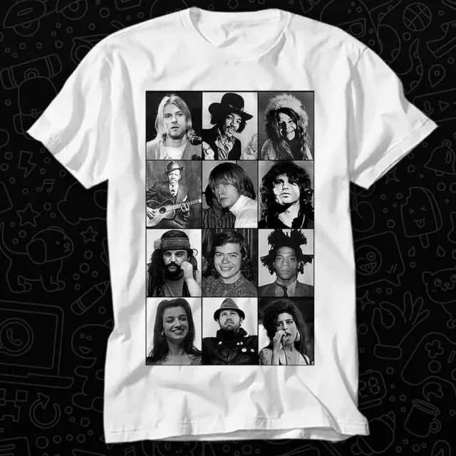 T-Shirt Celebrities That Died Age 27 Club Rockstars berühmte Musik 545