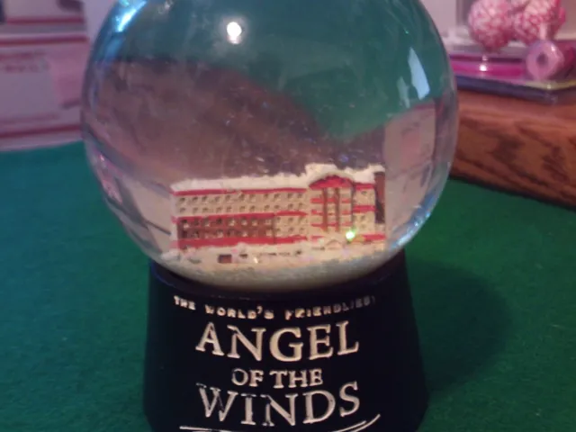 Angel of the Winds Casino & Hotel Snow Globe 4.5 Inches Tall 3