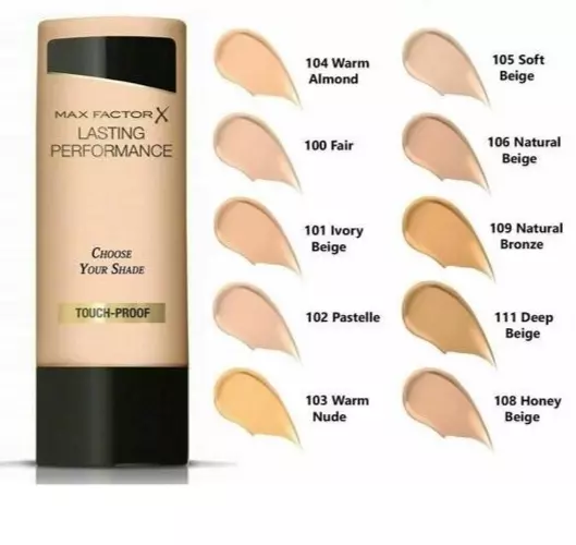 MAX FACTOR Lasting Performance Foundation - 35 ml *CHOOSE YOUR SHADE*