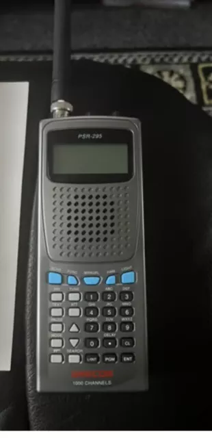 GRECOM PSR295 1000 Scanner Radio Canale - NON FUNZIONANTE - PER RICAMBI/RIPARAZIONE