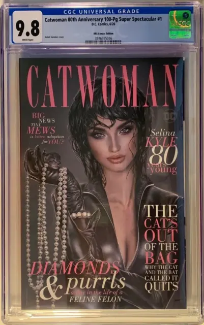 CATWOMAN 80th ANNIVERSARY 100-PAGE SPECTACULAR CGC 9.8 NM/M NATALIE SANDERS