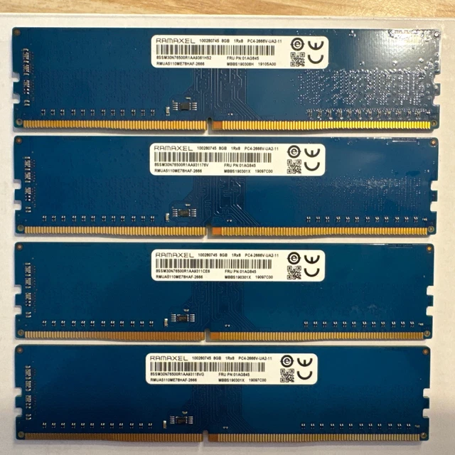 2 X 4 Go DDR4 ATP PC4-19200 (2400 MHz) - Mémoire RAM Pour PC, état Parfait