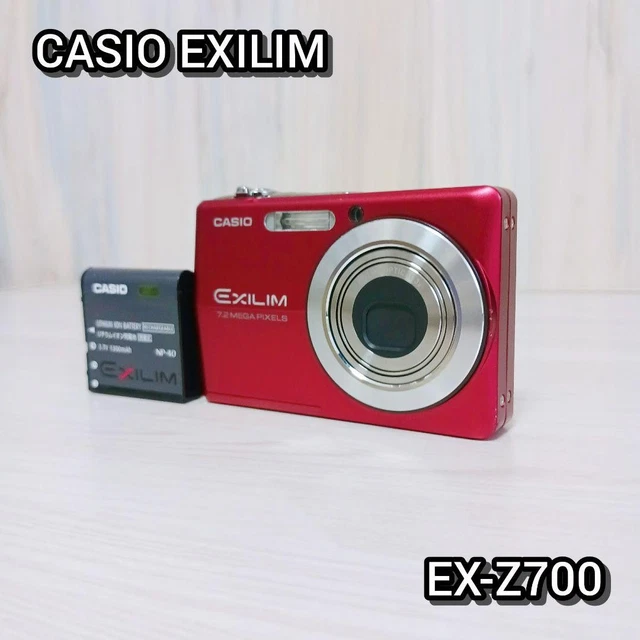 CASIO EXILIM EX-ZS160 Red Tested Working With Battery & Charger