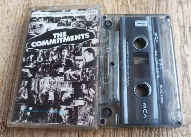 The Commitments Ost Soundtrack Cassette Audio Tape Official Indonesia Press K7