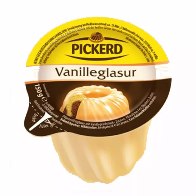 Pickerd Vanilleglasur creme farbende Kuchenglasur zum dekorieren 150g