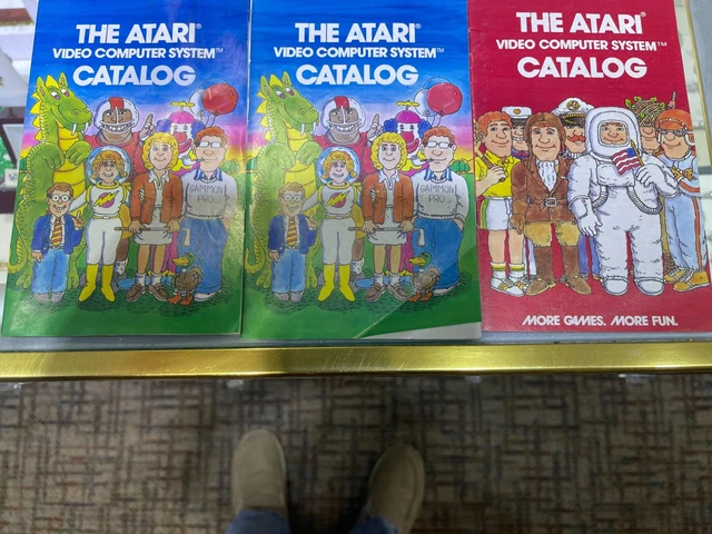 12 Vintage  Atari 2600 Catalog & 1 DC Atari Comic Vol 1 Number 1