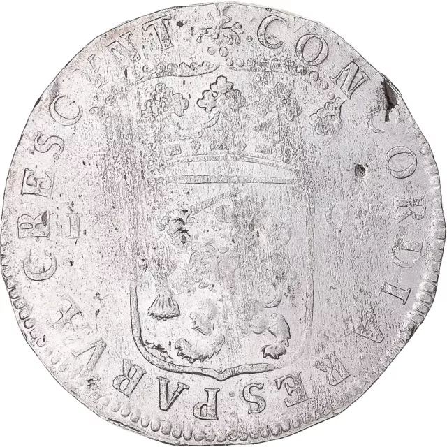 [#342461] Coin, Netherlands, GELDERLAND, Silver Ducat, 170(?), Harderwijk, VF(30 2