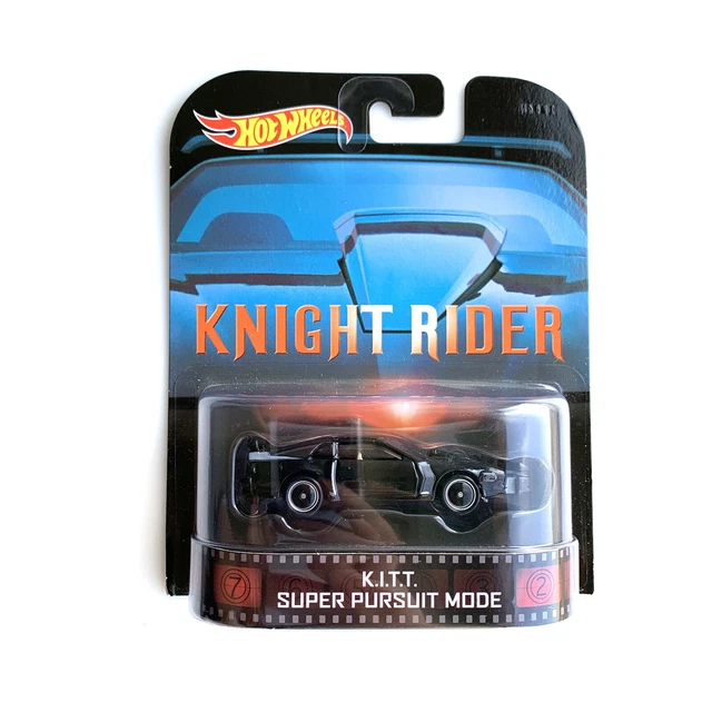 HOT WHEELS KNIGHT Rider KITT Super Pursuit Mode Retro Entertainment $35