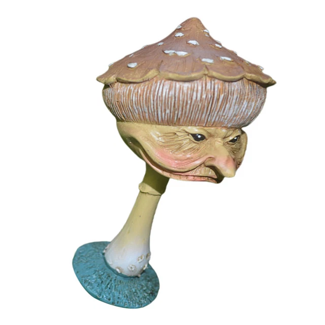 Small Mushroom Ornament Decorative Resin Mushroom Garden Statue Decoration
