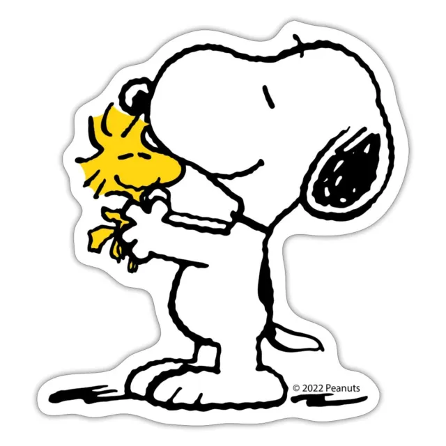 24 Aufkleber Woodstock Snoopy Set G3 Peanuts Herzen in Wunschfarbe