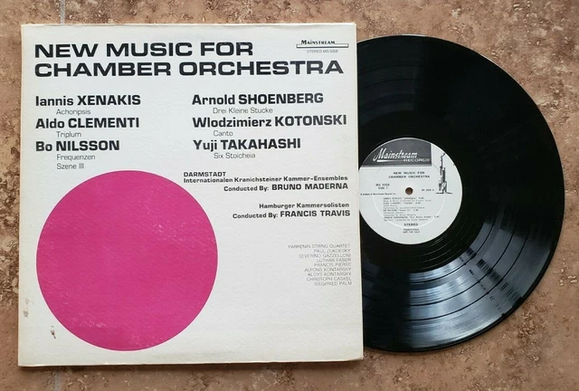 Iannis Xenakis et al NEW MUSIC FOR CHAMBER ORCHESTRA LP 1972 VG++/VG+ WL Promo Iannis Xenakis et al NEW MUSIC FOR CHAMBER ORCHESTRA LP 1972 VG++/VG+ WL Promo