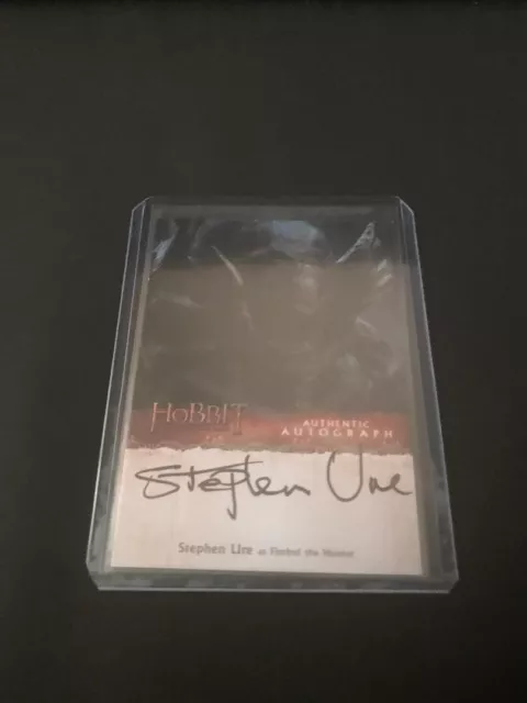 Hobbit The Desolation Of The Smaug Cryptozoic Stephen Ure Autograph