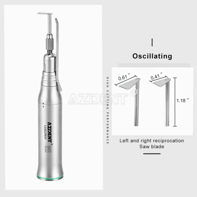 Dental Micro Saw Surgical Handpiece 4:1 Reduction Reciprocating Bone Cut