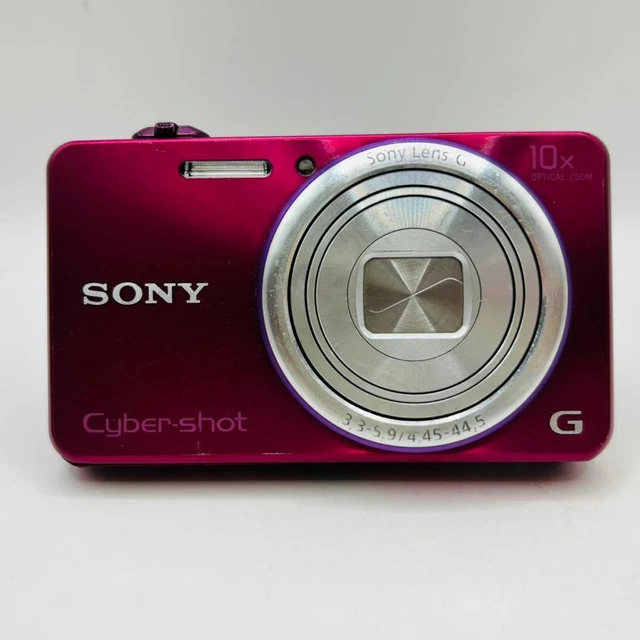 SONY CYBER-SHOT DSC- WX170 Pink Digital Camera 18.2MP 10x Zoom