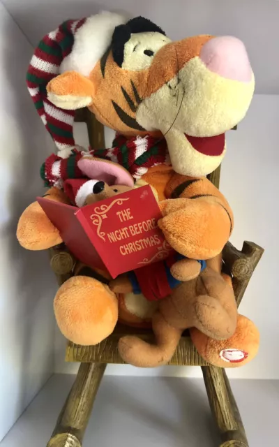 Disney Rockin Tigger Reads Roo A Christmas Story Motion Sounds Winnie The Pooh