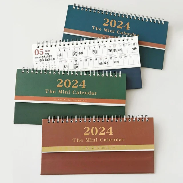 MONTHLY PLANNER DESKTOP Calendar Itinerary Note Schedule Calendar ...