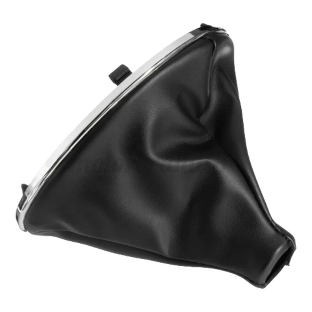 Cuffia Leva Cambio Fiat 600 Seicento 1998-2010 - Pelle Sintetica Nera Con Ghiera