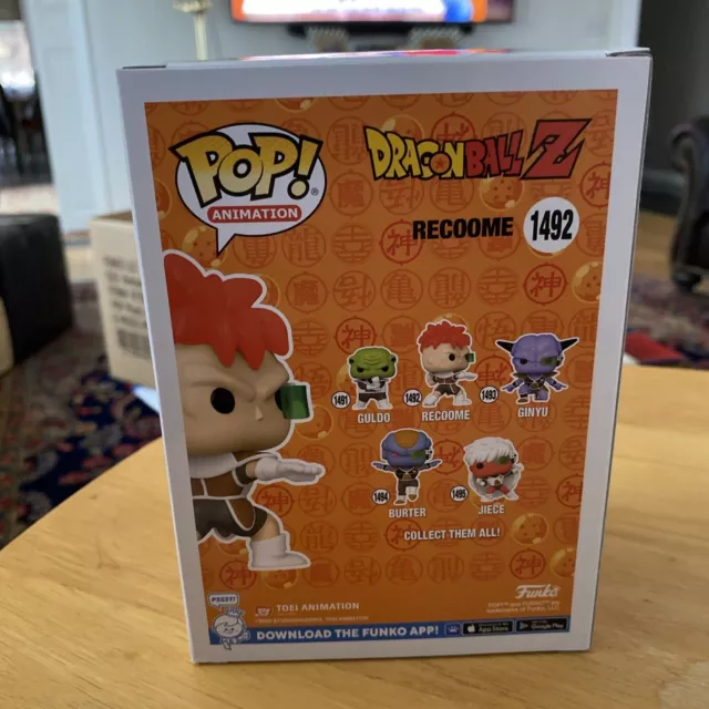 Funko POP! Animation Dragon Ball Z Recoome 3.75" Vinyl Figure (#1492) Box Damage 3