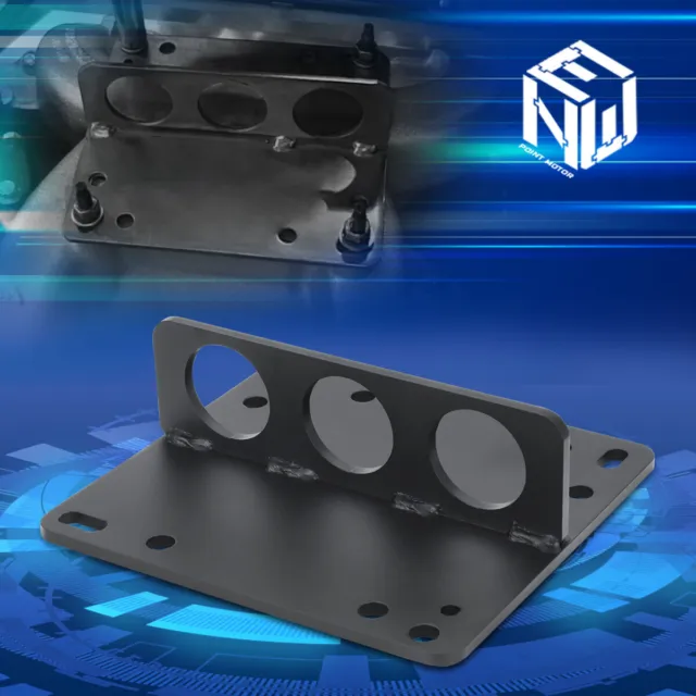For Chevy Ford SBC & BBC Engines Black 3/16" Steel Engine Lift Plate Bracket