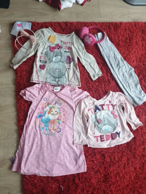 Girls Small Clothes Bundle Size Age 3 To 4 Years. May Have Slight Mark That I...