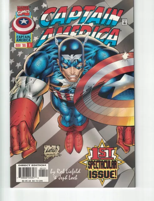 Captain America #1 November 1996 1St Spectacular Issue Marvel Comics Groups