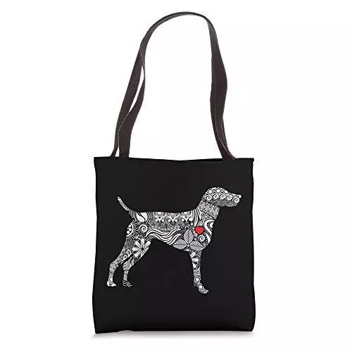 German Shorthair Pointer I Gsp Dog Mom I Love Heart Tote Bag