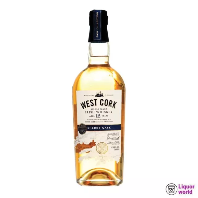 West Cork 12 year old Sherry Cask Single Malt Irish Whiskey 700 ml
