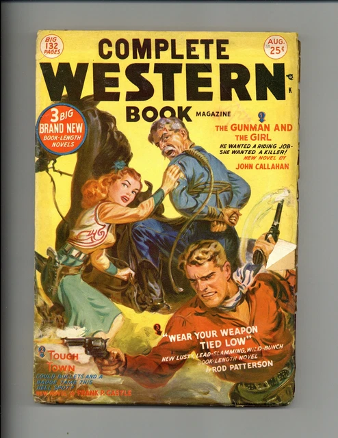 Complete Western Book Magazine Pulp Aug 1950 Vol. 17 #9 GD