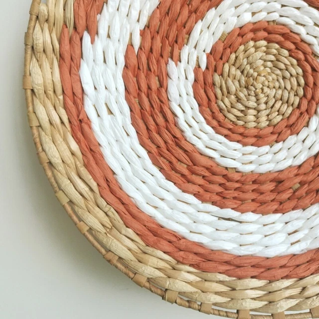 Wall Decoration Rattan Grass Weaving For Home Decor Bedroom Background Decors 3