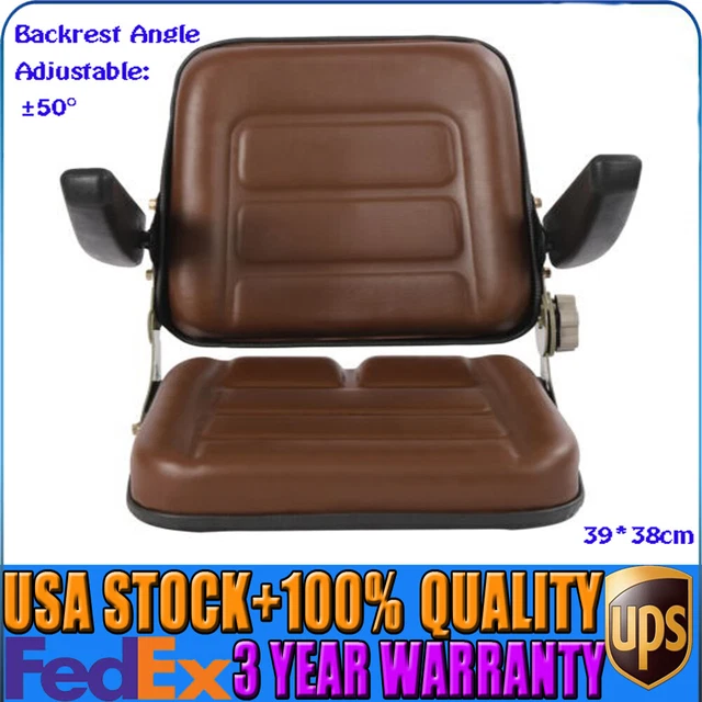 Universal Tractor Seat Forklift Excavator Suspension Backrest Adjust Truck Chair
