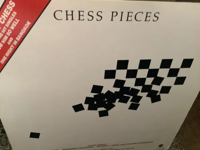 CHESS PIECES - THE BEST OF CHESS - 1984 Tim Rice 12" VINYL STAR 2274