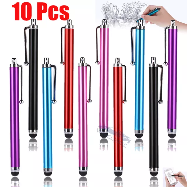 10 Capacitive Touch Screen Stylus Pen Universal For iPhone iPad Samsung Tablet