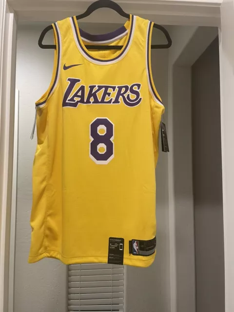 Nike Kobe Bryant L.A. Lakers NBA Icon Edition Home Jersey AV1229-728 Sz M  Mens