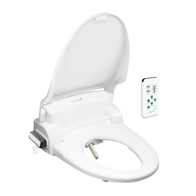 SmartBidet SB-1000 Electric Bidet Warm Toilet Seat for Round W/ Remote