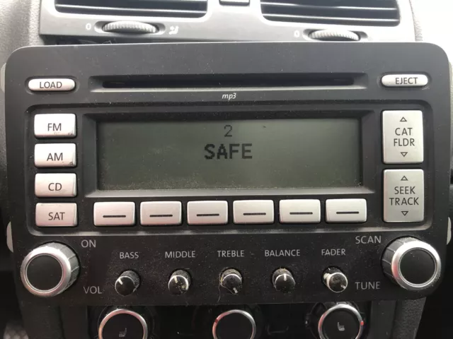 06-09 VW Volkswagen Jetta MP3 6 CD Changer Satellite Radio OEM LKQ