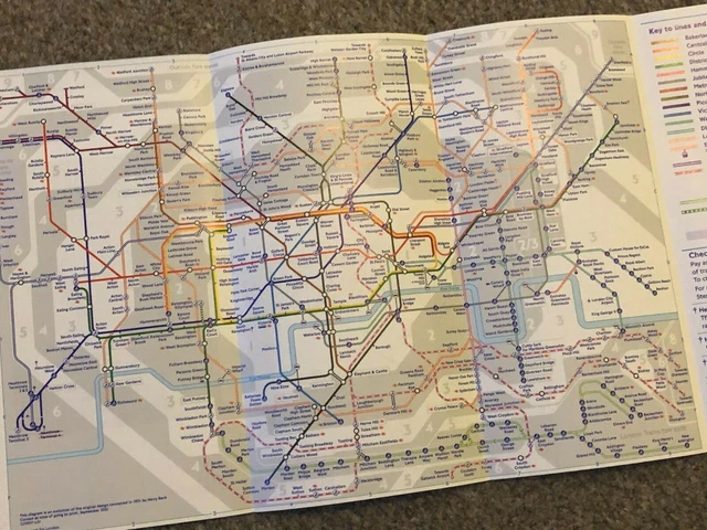 Extend Tube Map SEPTEMBER 2021 LONDON Underground Tube Map with NEW Northern Line ...