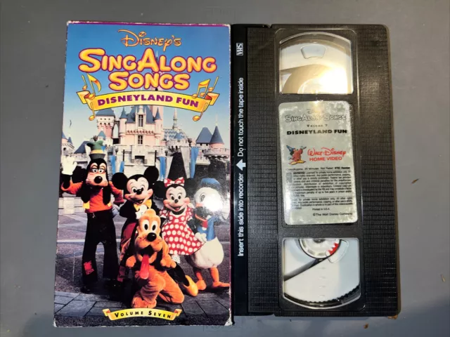 DISNEYS SING ALONG Songs - Disneyland Fun: Its a Small World (VHS, 1993 ...