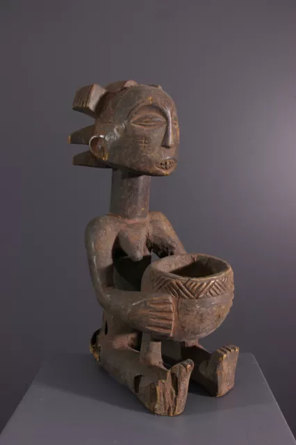 Luba Statue African Tribal Art Africain Arte Africana Afrikanische Kunst **