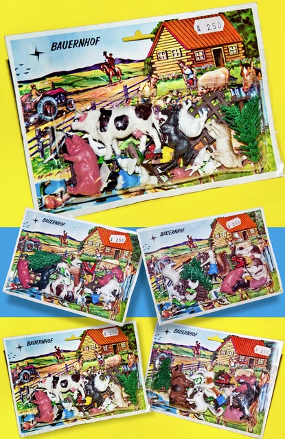Toyland Bauernhof-Tiere Set 1:32 – 12-teilige Sammlung Mit Kühen, Schweinen Und Schafen Für Spielzeugfarm