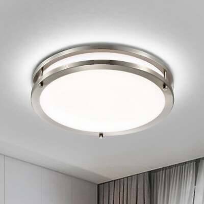 Flush Mount LED Ceiling Light Fixture 3000K/4000K/5000K Adjustable Ceiling Light