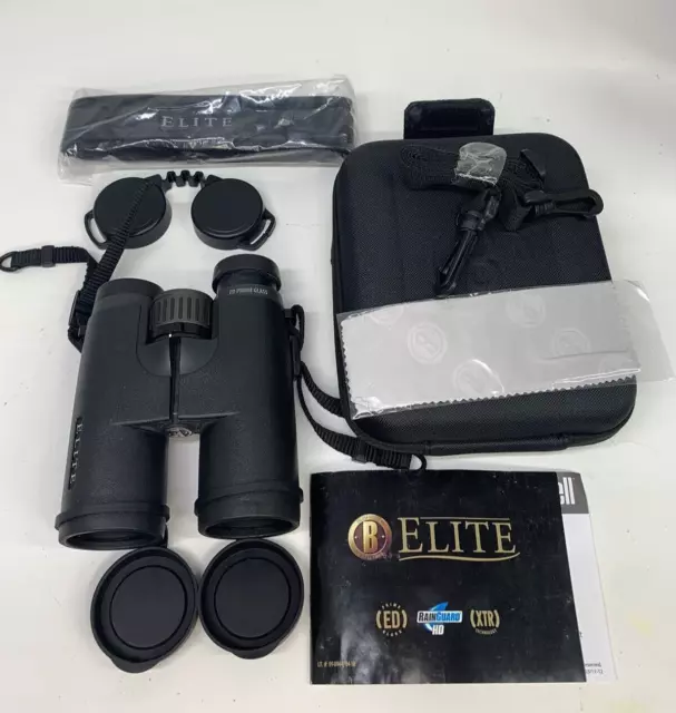 BUSHNELL ELITE 8x42 mm Binoculars Birding Hunting Boating ED Prime PC-3 628042ED BUSHNELL ELITE 8x42 mm Binoculars Birding Hunting Boating ED Prime PC-3 628042ED