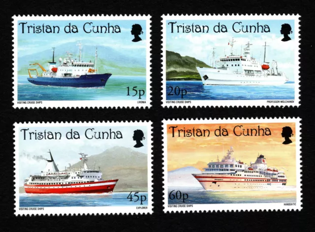 OPC 1998 Tristan da Cunha Cruise Ships Set Sc#620-3 MNH 37115