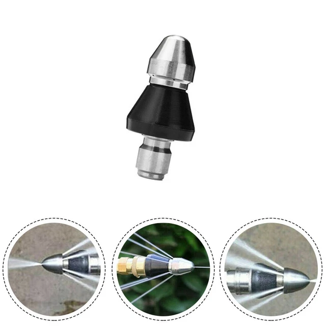 Buse De Nettoyage 3 Jets Arrière M&M Smartek - Filetage 1/8" Pour Kärcher, Nilfisk, Tuyaux 40mm+