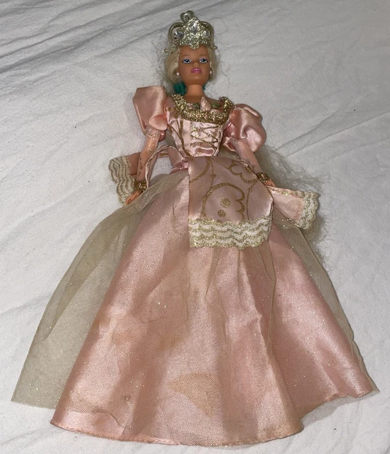 BARBIE AS RAPUNZEL Doll Princess Pink & Gold Dress Long Hair Mattel 21.50  - PicClick UK