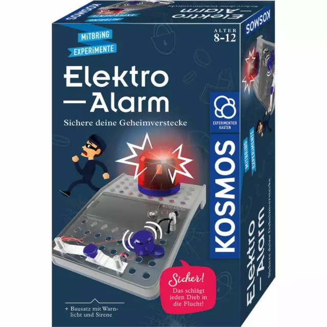 KOSMOS Mitbring-Experimente Elektro-Alarm Elektronik Bausatz Experimentierkasten